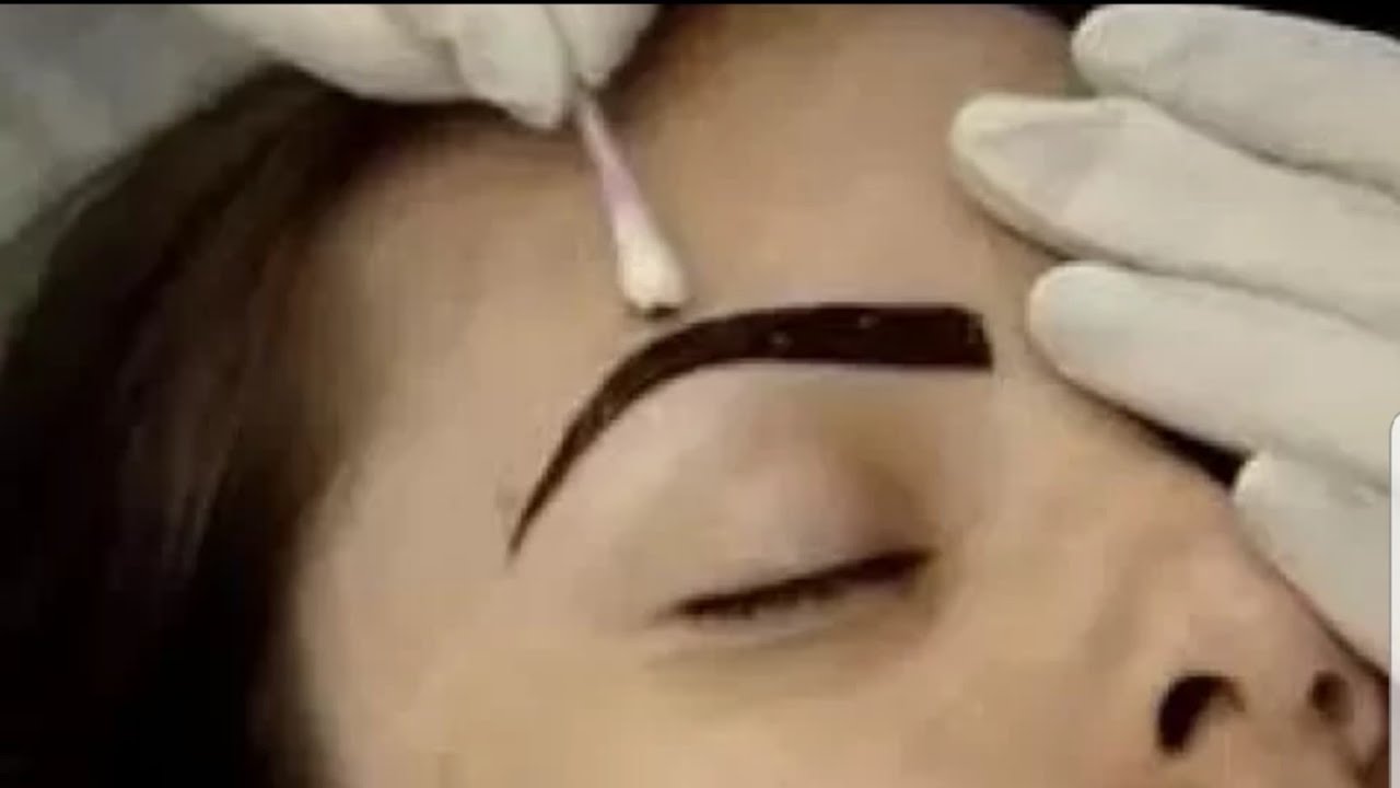 القضاء على شيب الحواجب /وصباغة طبيعية للحواجب و تكتيفها بدون تكاليف