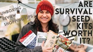 Survival Garden Seed Collections Unboxing | Are these worth it?