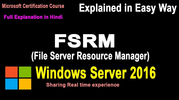 File Server Resource Manager  | How To Configure FSRM |How to Configure File Server Resource Manager