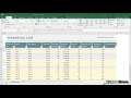 شرح عمل صفحة رصيد المخزن باكسل 2016(الجزء الاول)How to create inventory list ( Part 1 )Excel 2016