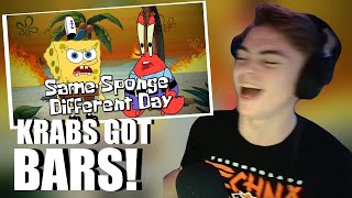 ACTUAL FACTUAL KRABS - SAME SPONGE DIFFERENT DAY Feat. Mr. Krabs REACTION