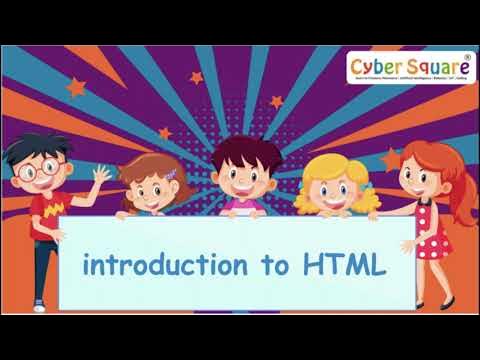 Cyber Square Grade 6 Module 2 -Introduction to HTML - YouTube