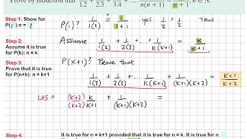 Proof by Induction LCHL eg. 1.3 Series Proof