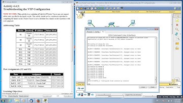 Activity 4.4.3 - Troubleshooting the VTP Configuration