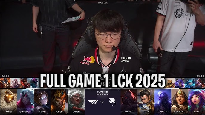 T1 vs KT GAME 1 LCK SUMMER 2025 W13D1 | T1 vs KT ROLSTER G1 LCK 2025
