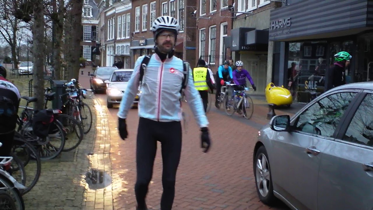 Decathlon Winterfiets Elfstedentocht op 4-2-2018