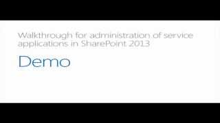 Compare SharePoint 2013 and SharePoint 2010 Service Application Architecture - EPC Group
