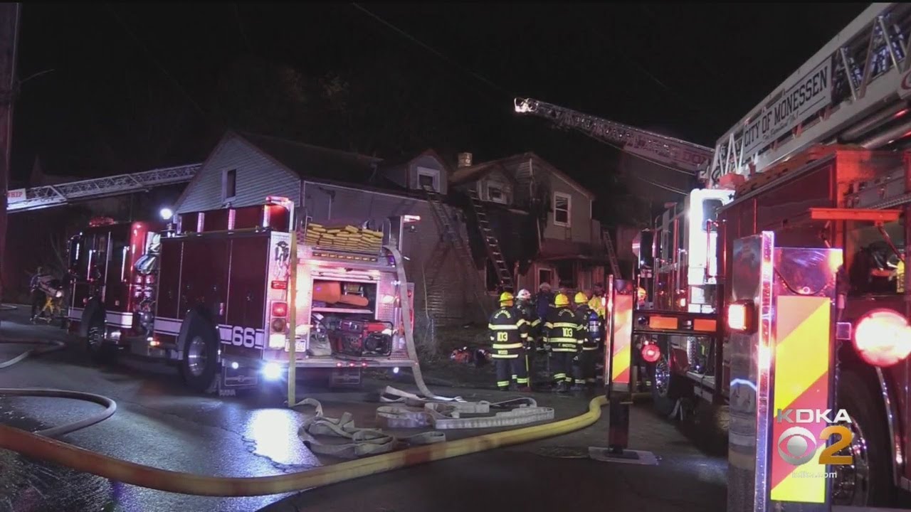 Firefighter Injured While Battling Fire - YouTube