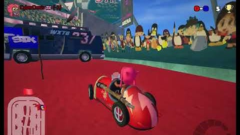 Super Tuk Kart - capture the flag second game - me vs my dad - Linux Games