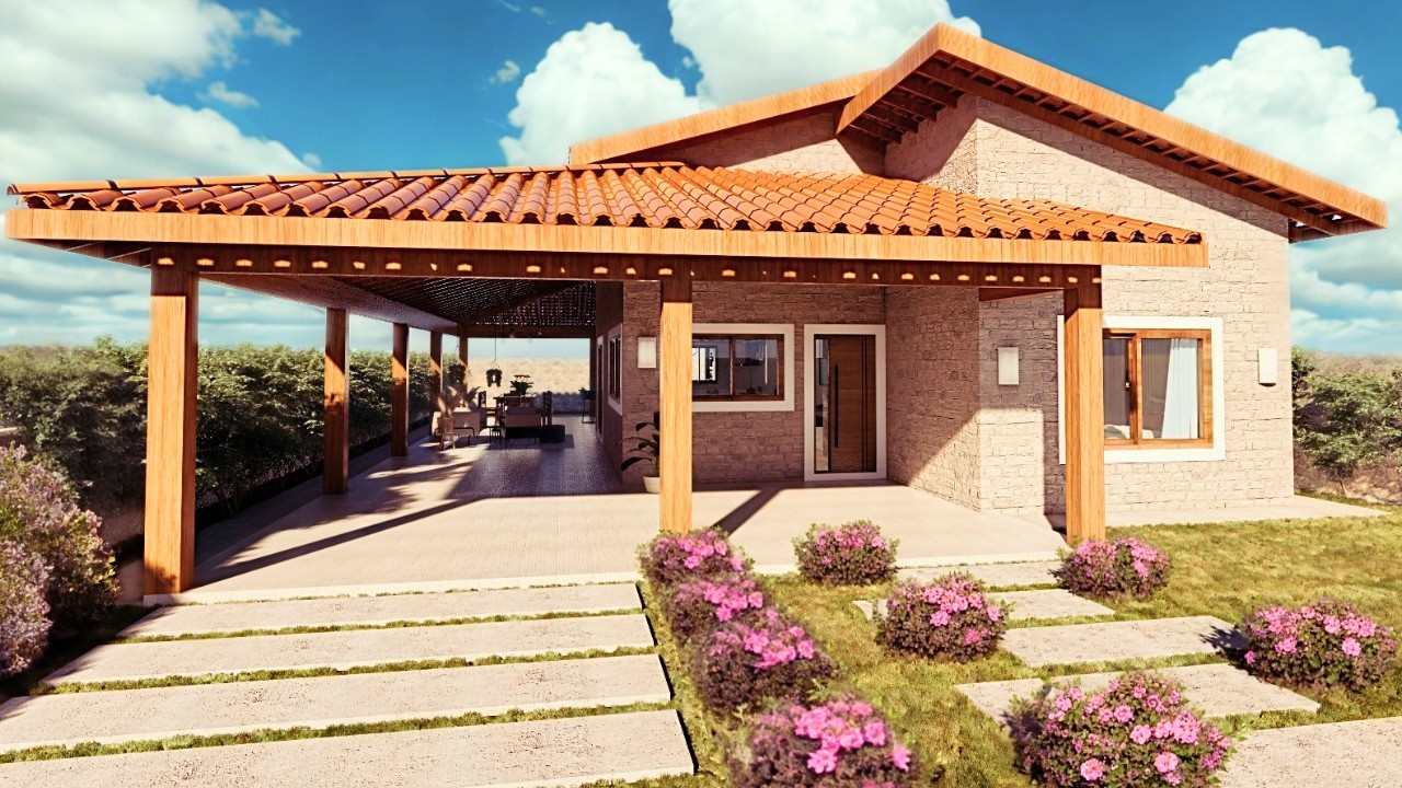 Casa De Campo | | CASA com VARANDA - TRADICIONAL | | PLANTA BAIXA ECONÔMICA !!