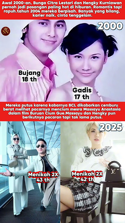 Mantan kekasih BCL,Hengky kurniawan vs Bunga citra lestari#shorts#dulusekarang#nostalgia