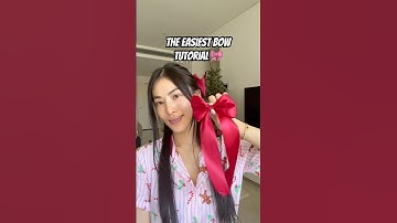 How to make ribbon bows 🎀 easy tutorial for Christmas 🎄 #hacks #diy #tutorial