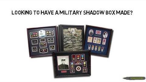 Military Shadow Box - Custom Military Shadow Boxes - Call: (309)289-0099