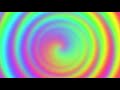 Colorful ripple rotating sphere spiral backdrop  trippy party background