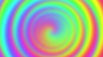 Colorful Ripple Rotating Sphere Spiral Backdrop Video - Trippy Party Background