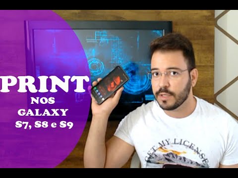 Como fazer um print da tela do Samsung Galaxy S9, S8 e S7