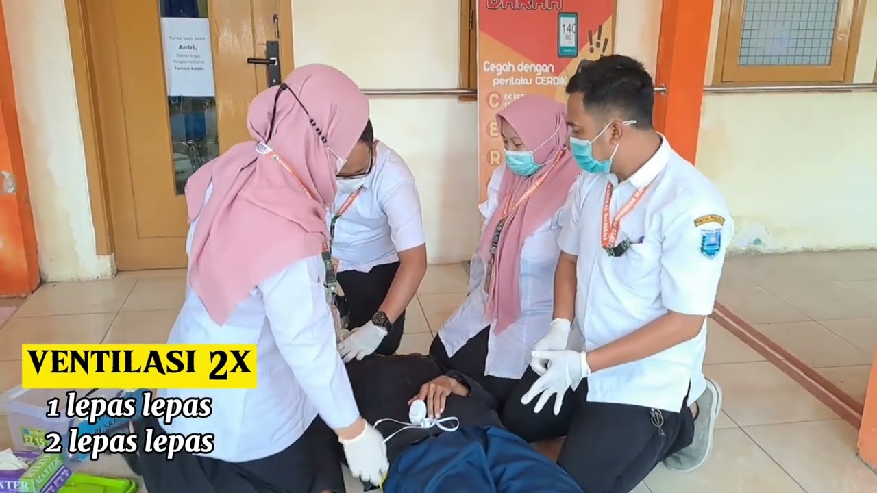 Simulasi Kode Blue Puskesmas Wangkal (Code Blue Simulation)