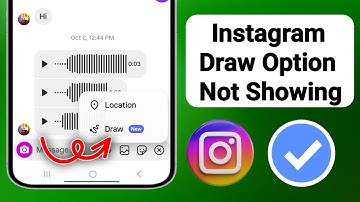 How to Fix Instagram Chat Draw Option Not Showing Problem (2025)