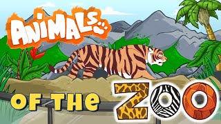 Alphabets Of The Zoo Letters With Zoo Animals Animal Phonics