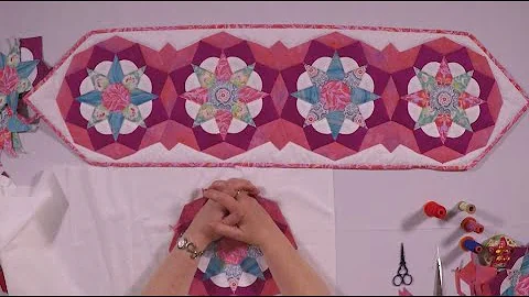Tudor Rose Table Runner: Part 3 Finishing Your Pro...