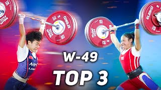 Women’s 49 | TOP 3 in Total | IWF World Cup 2024