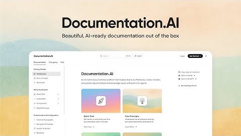 Introducing Documentation.AI