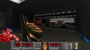 Doom 2 - Temporal Tantrum (Map 1: UAC Blacksite) UV-Max (Map Author: Washing Machine Enthusiasts)