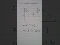 Questões usando cosseno e tangente