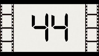 Countdown from 44 to 0 (Retro)