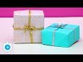 How to make gift box with paper  very easy  lampzoom