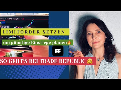 So kannst Du nach VCA Strategie  mit LIMITORDER Aktien mit mobilen Broker Trade Republic kaufen.