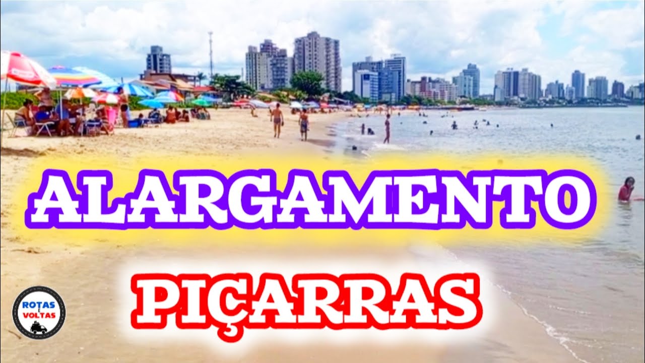 ALARGAMENTO da praia central 