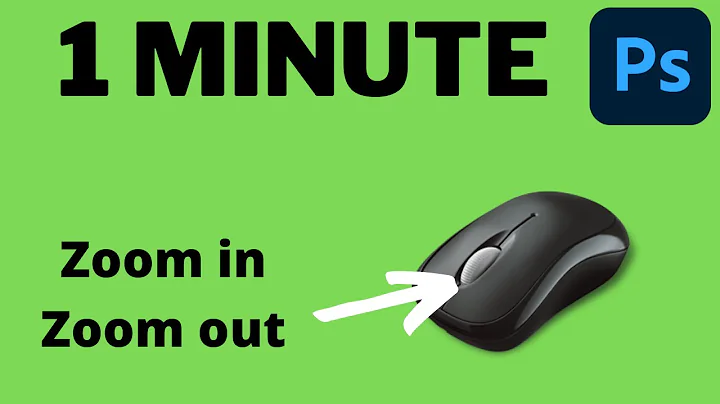 Photoshop 2022 : How to Zoom In and Out with Mouse Scroll Wheel (Fast Tutorial)
