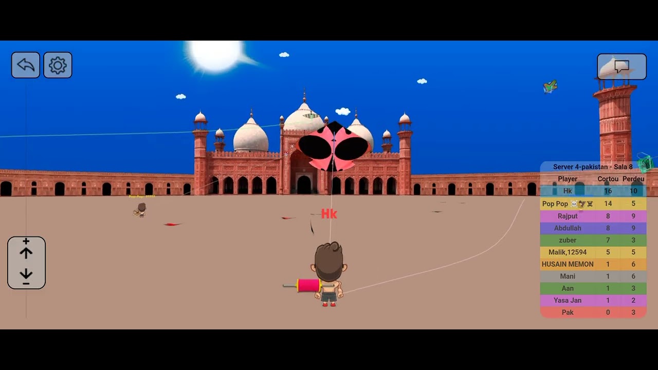 Pipa combate kite flying