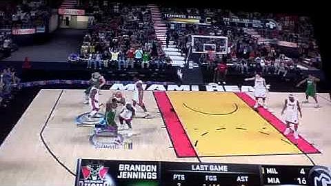 nba 2k11 my  player HEAT  PART 1