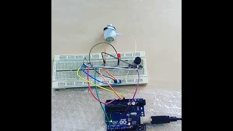 Arduino ldr ile motor ve led kontrolü