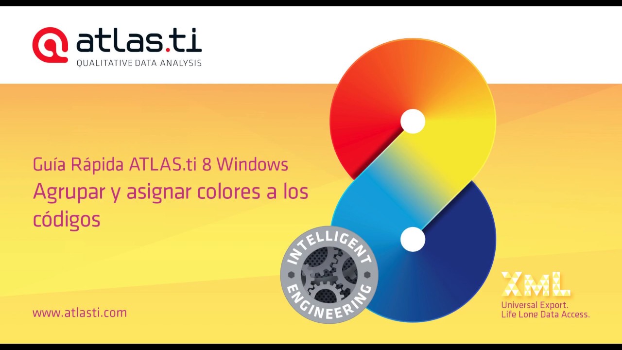 ATLAS.ti 8 - Agrupar y asignar colores a los códigos - YouTube