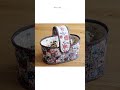 リバティはぎれ生地や他のあまり布でパッチワーク布バスケット作りました diy Fabric basket with fabric scrap #はぎれ活用