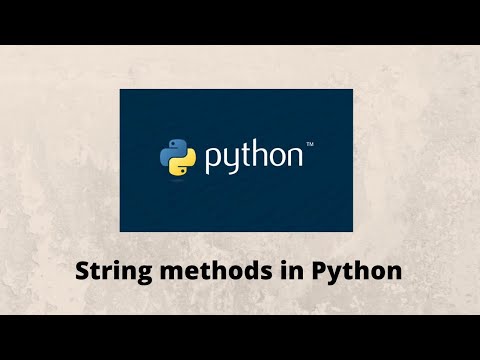 Python for cbse from basics - in Hindi. Part -9:String methods in Python.