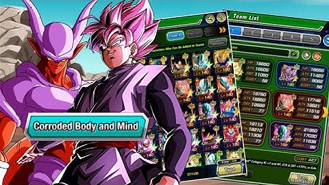 THE CORRODED BODY AND MIND CATEGORY: TEAM BUILDING GUIDE: BUILD OF THE WEEK: DBZ DOKKAN BATTLE