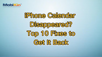 iPhone Calendar Disappeared? Top 10 Fixes to Get It Back