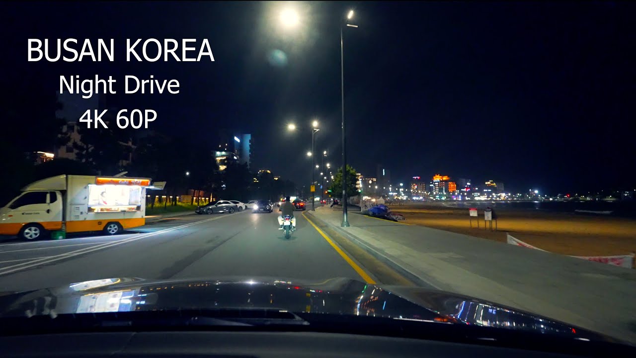 [4K 60P] 부산 야간 드라이브 / BUSAN night drive / 동서고가도로 - 기장