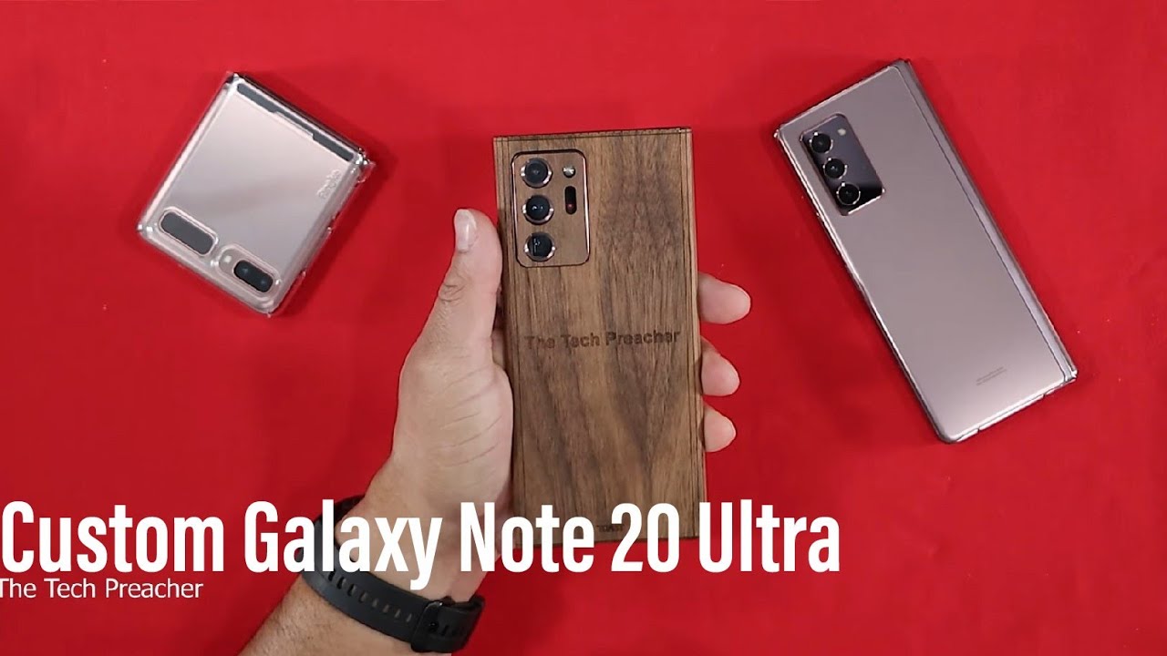 Galaxy Note 20 Ultra Custom Wood Skin | Toast Your Smartphone | - YouTube