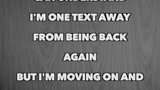 John Mayer - Moving On And Getting Over [HD Full Song Lyrics]