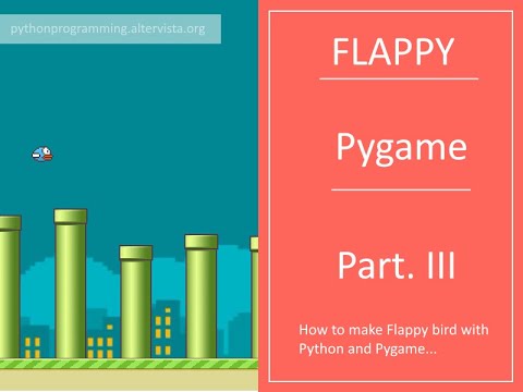Pygame Flappy Bird tutorial part 3
