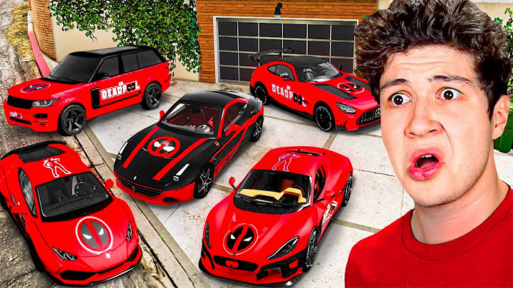 ROBANDO COCHES de DEADPOOL en GTA 5! 🚘💀 (Mods)