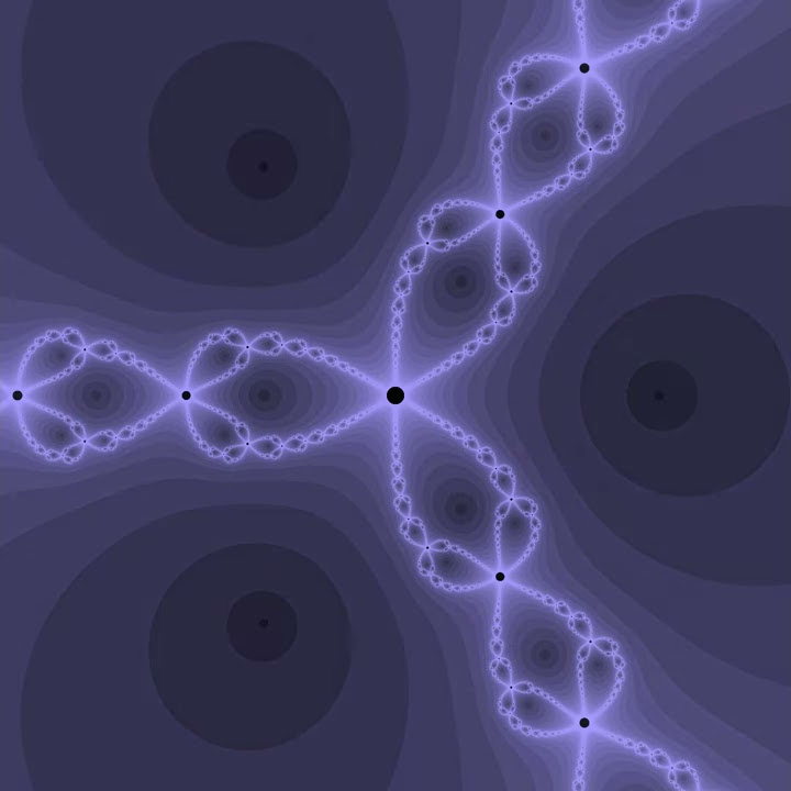 Newton Fractal for Third Roots of Unity - YouTube