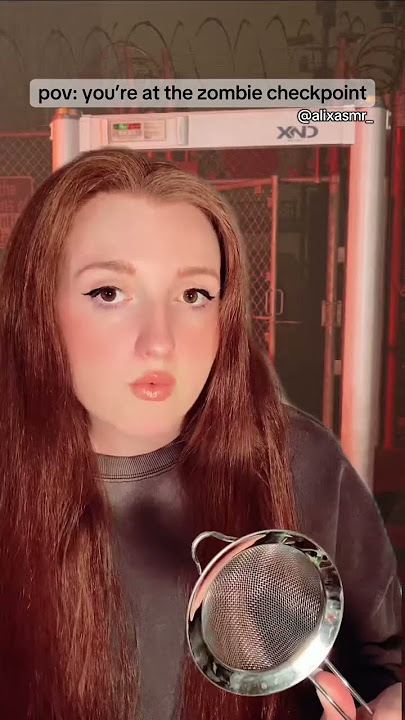 Are you a zombie? 🤨 #asmr #quarantinezone #gaming #pov