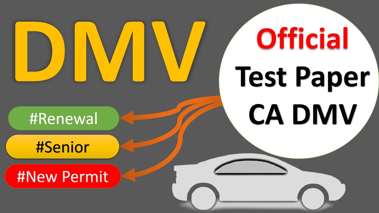 DMV Renewal Test for Seniors 2023 California (Official CA DMV Test