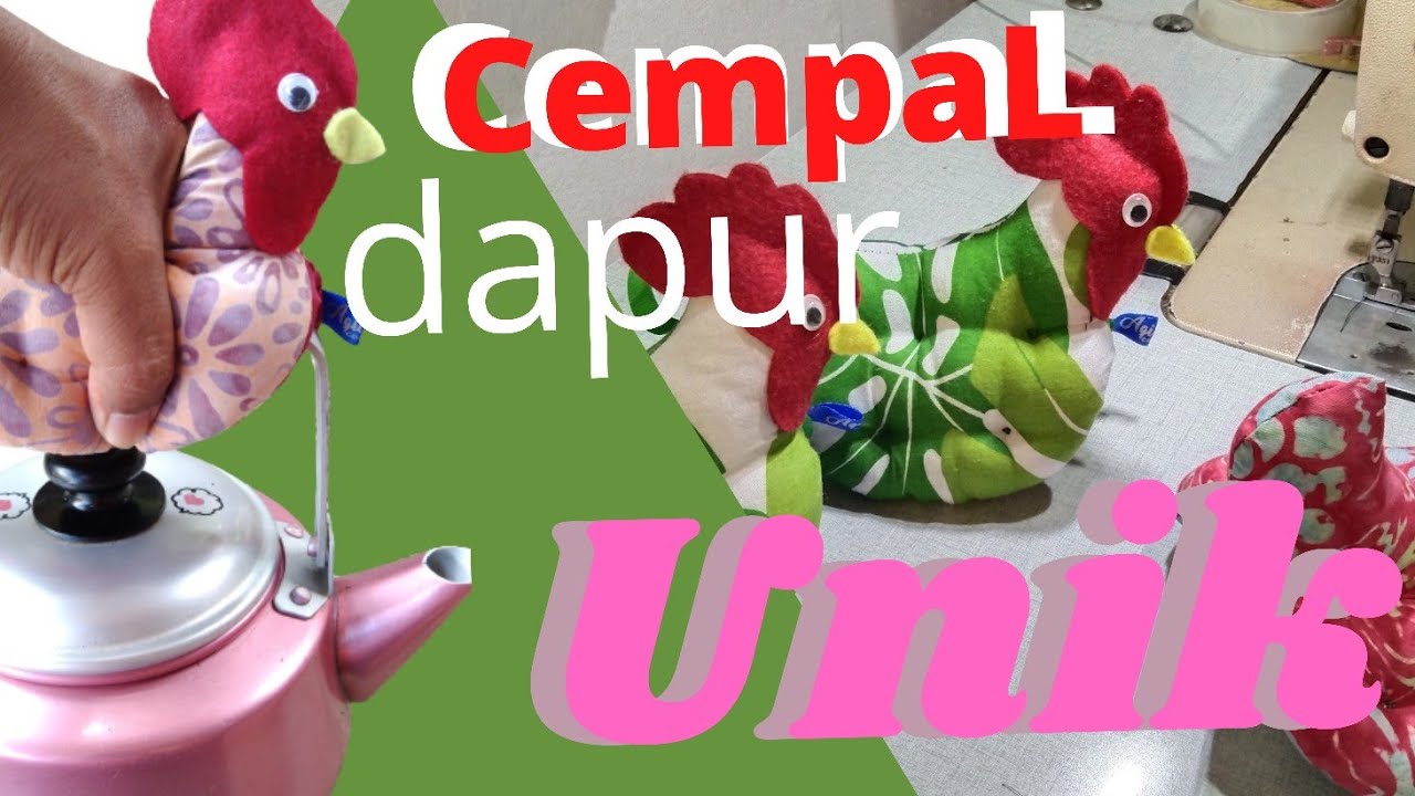 Tutorial membuat cempal dapur model ayam jago